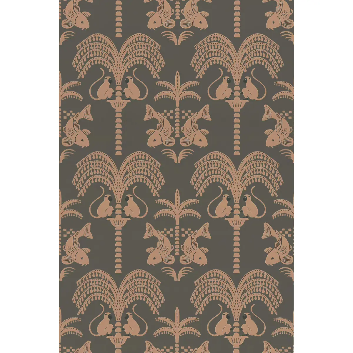 Tapet Sunset Gold Black Coffee