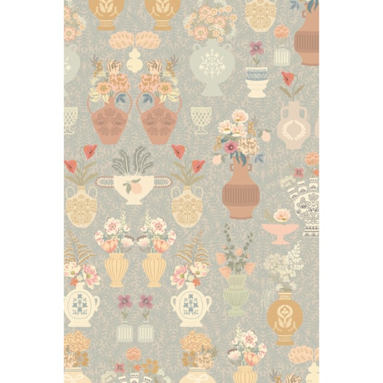 Tapet Summer Spritz Vintage Blue