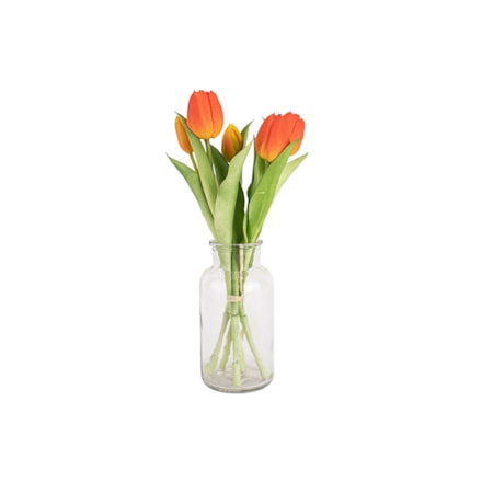 Konstväxt Snittblomma Tulpan Orange, 15cm, 5st