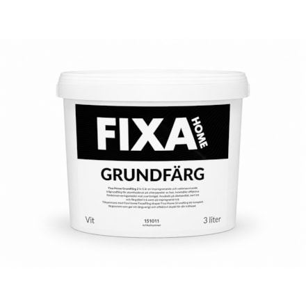 Grundfärg 2 In 1 Vit, 3L