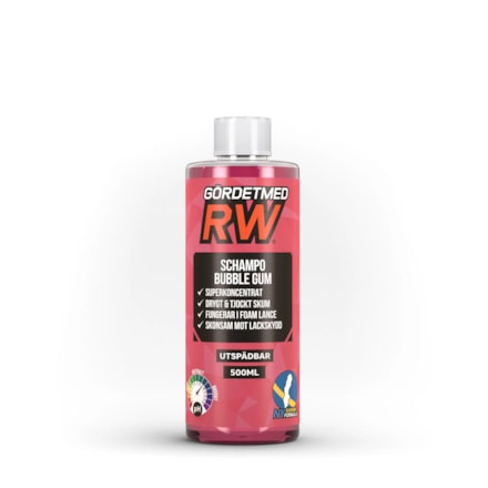 Bilschampo Bubble Gum 0.5L