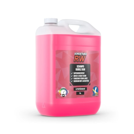 Bilschampo Bubble Gum 5L