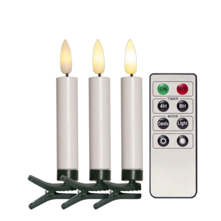 Julgransbelysning Flamme 120mm