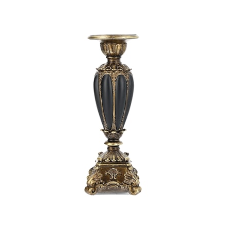 Ljusstake Katia Svart, Guld, 32cm