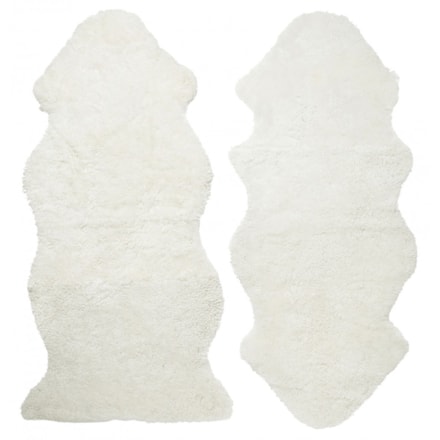 Fårskinn Curly White, 135x60cm