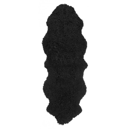 Fårskinn Curly Black, 180x60cm