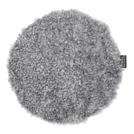 Sittdyna Curly Charcoal Grey Silver, 34cm