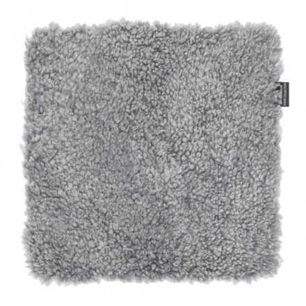 Sittdyna Curly Charcoal Grey Silver, 40x40cm