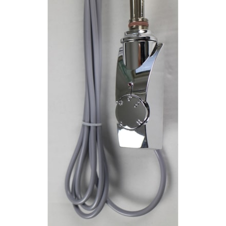 Elpatron 230v Med 2,8m Kabel Och Booster 150w, Blank, Krom