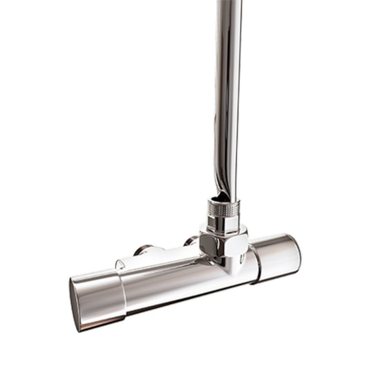 Vattenventil Vinklad 40mm, Vänster, Vit