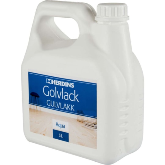 Golvlack Aqua Halvblank, 1L