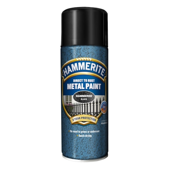 Metallfärg Hammer Effect Spray White, 400ml