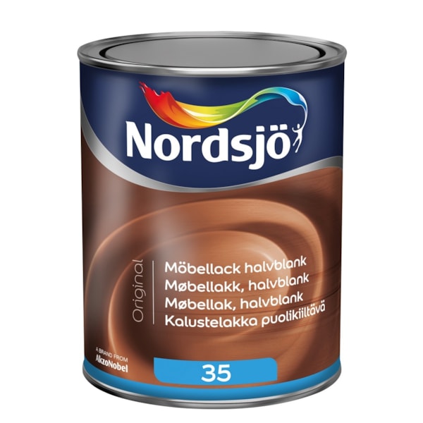 Möbellack Original Halvblank, 1L