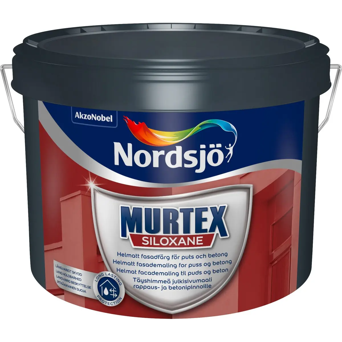 Putsfasadfärg Murtex Siloxane Bw, 10L