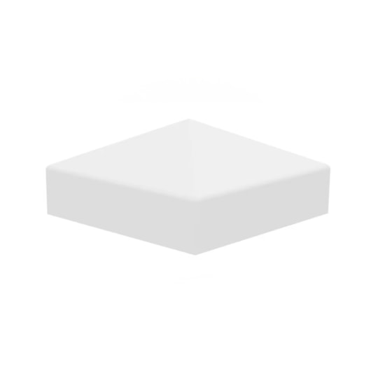 Lock Till Ändstolpe Vit