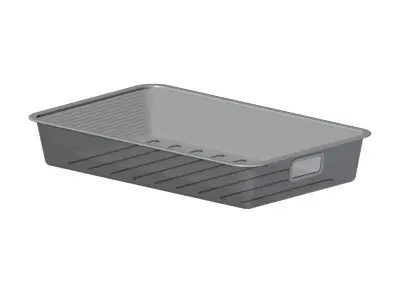 Meshback Silver, 527x527x85mm