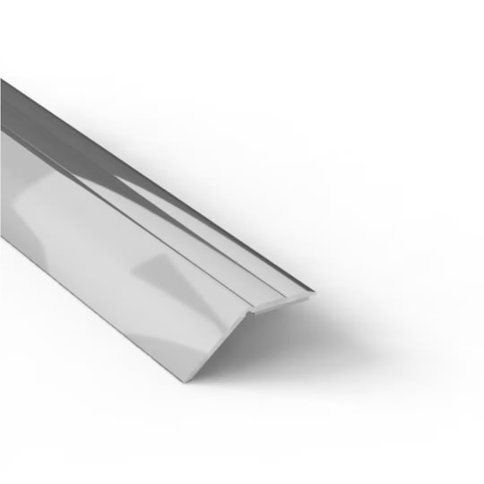 Nivålist Fix Aluminium, Silver, 2000x45x16mm