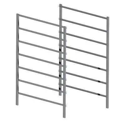 Stativgavelpar 7-skenig