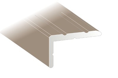 Trappnos Stnd Aluminium, Brons, 2000x25x15mm