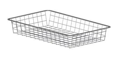 Trådback Silver, 527x527x85mm