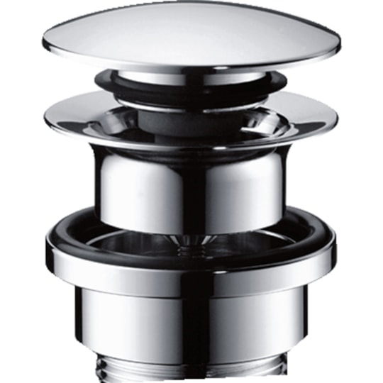 Bottenventil Push Open Krom