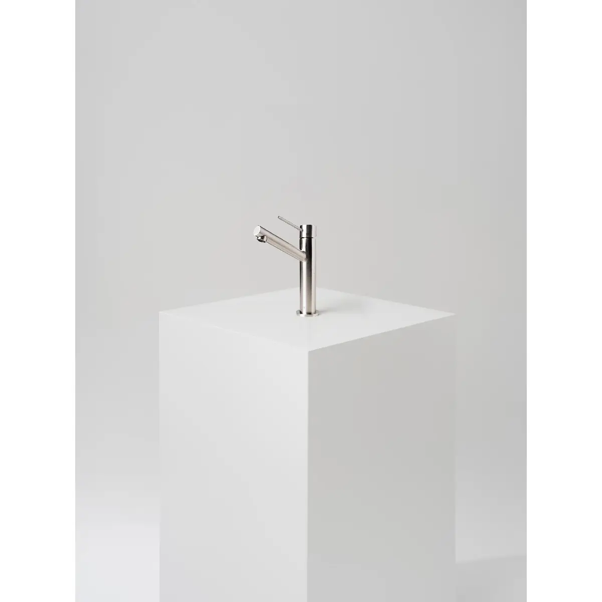 Tvättställsblandare Steel Vector Mid Brushed Stainless