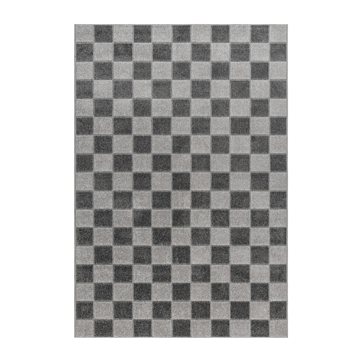 Vävd Matta Inne & Ute Havaii Chess Grafit