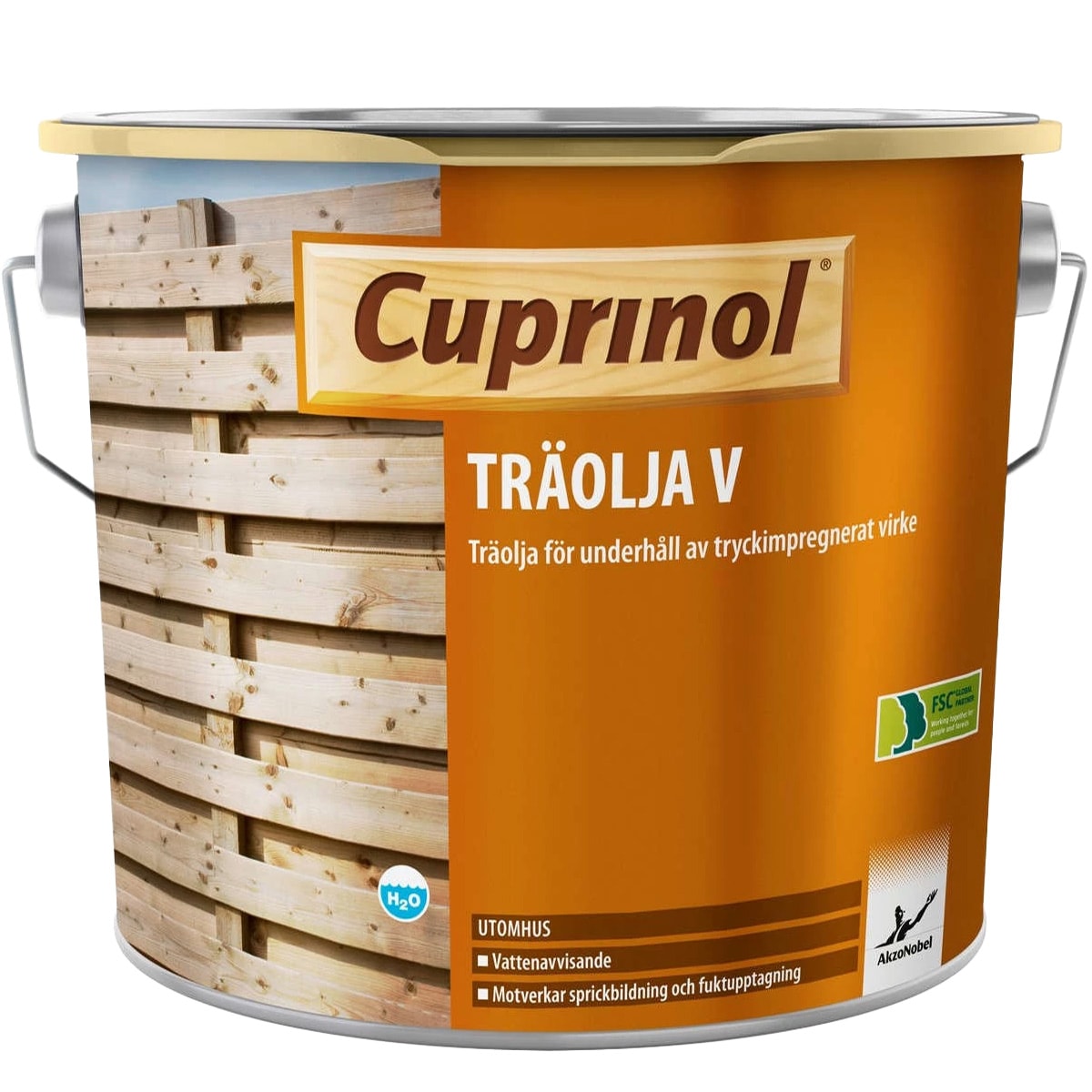 Träolja V Valfri Kulör