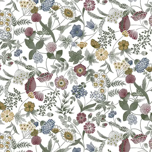 Vaxduk hilda vit 140cm metervara