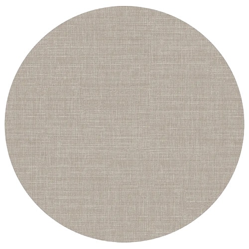 Rund linnevaxduk 140cm beige