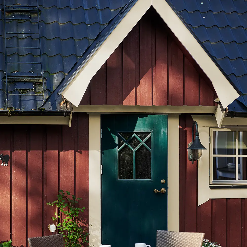 Kulörinspiration röda hus 