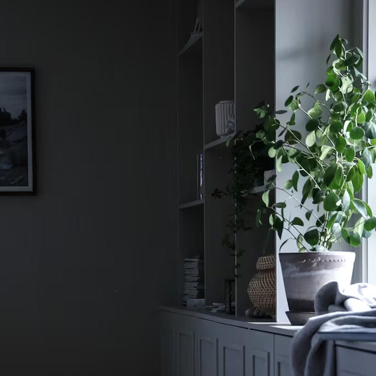 Målad möbel i kulören Restful Le Havre