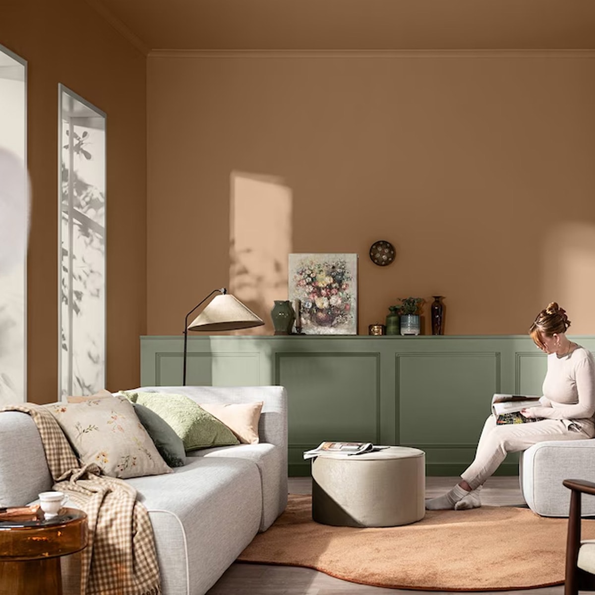 Möbel målad med Nordsjö Soulful Sage