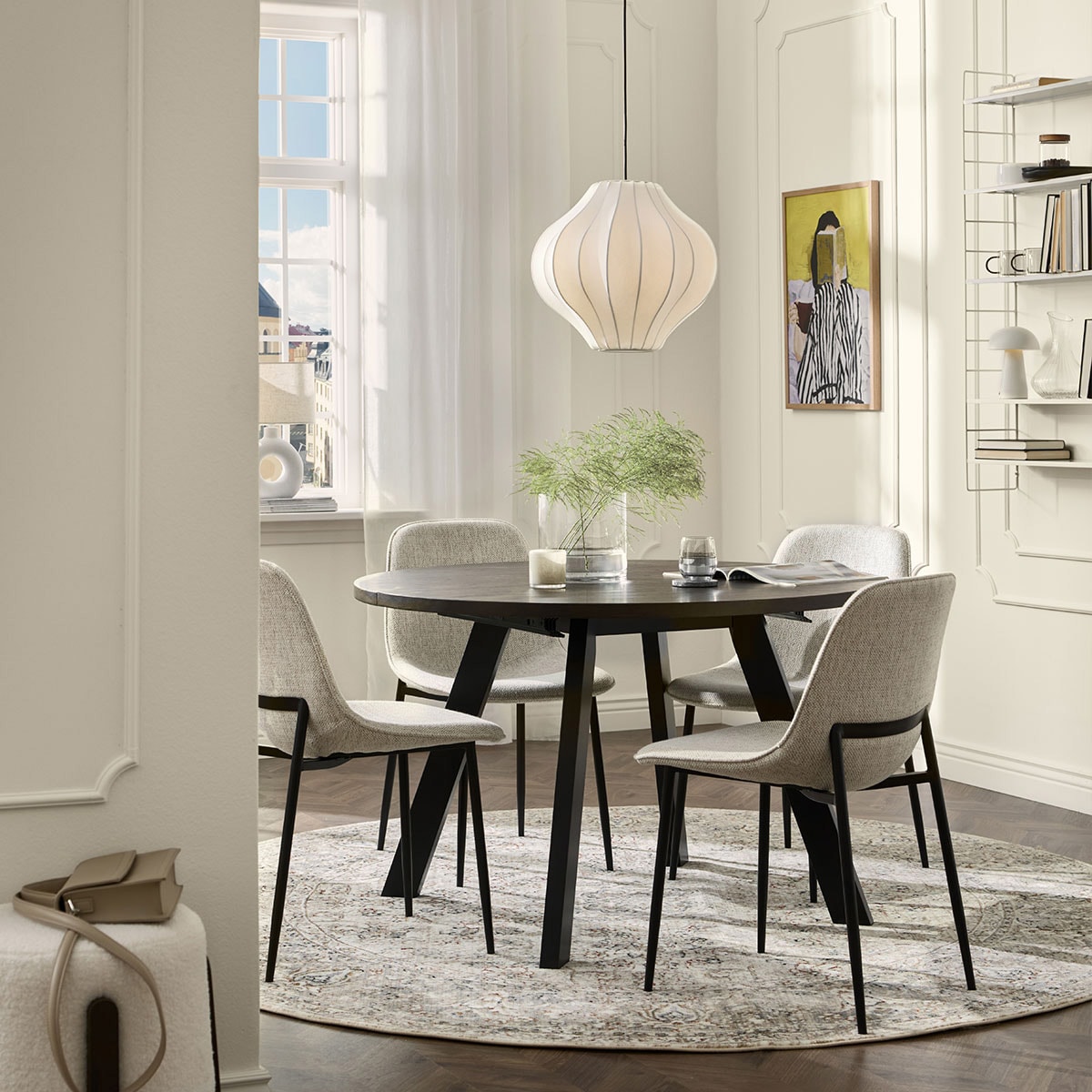 Inspiration med väggfärg Mio Gräddglass från Nordsjö