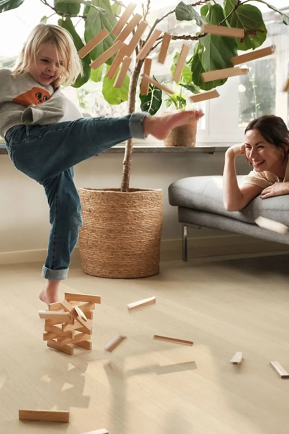 Inspiration: slitstarka och barnvänliga golv