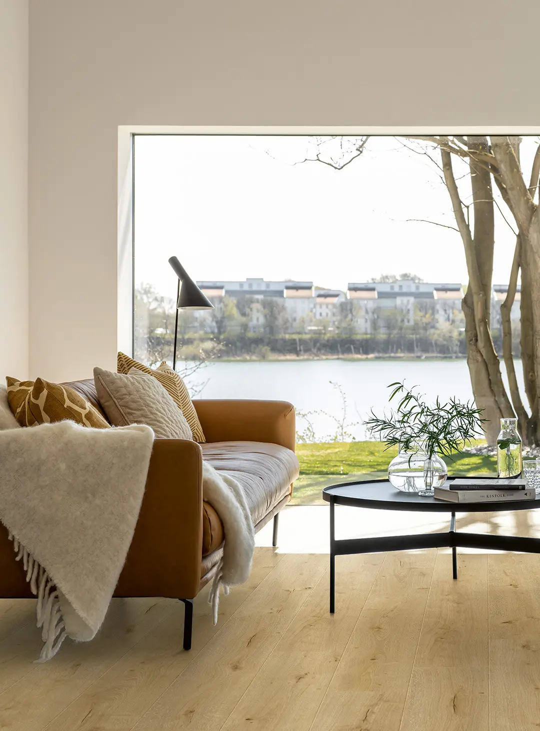 Inspirationsrum 3: Vardagsrum med breda laminatplankor