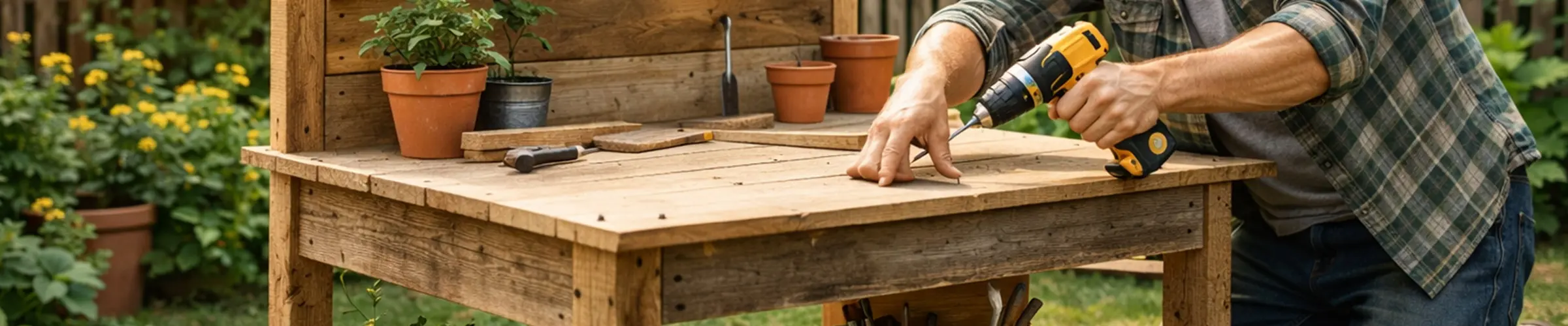 Bygg ett planteringsbord - steg för steg!