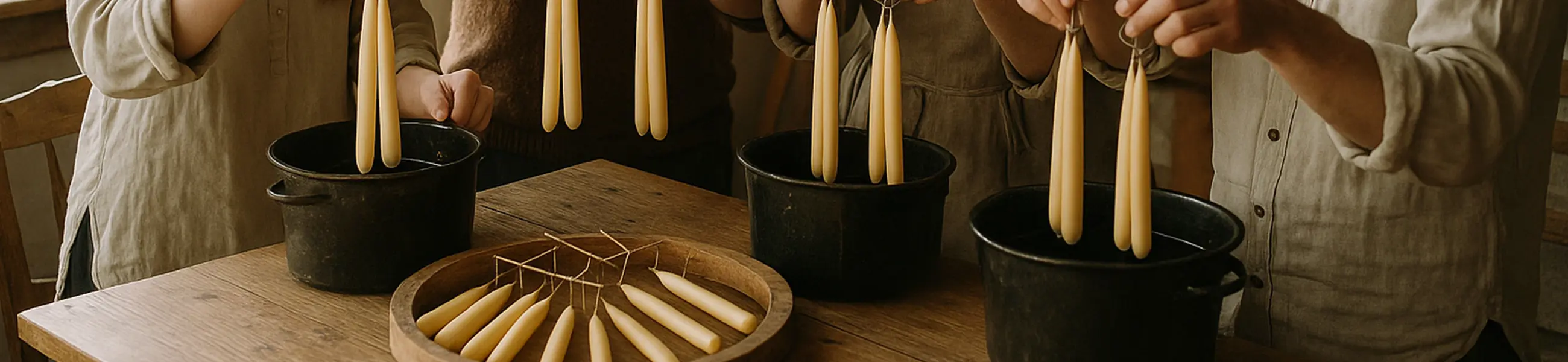 Stöp egna ljus - steg för steg