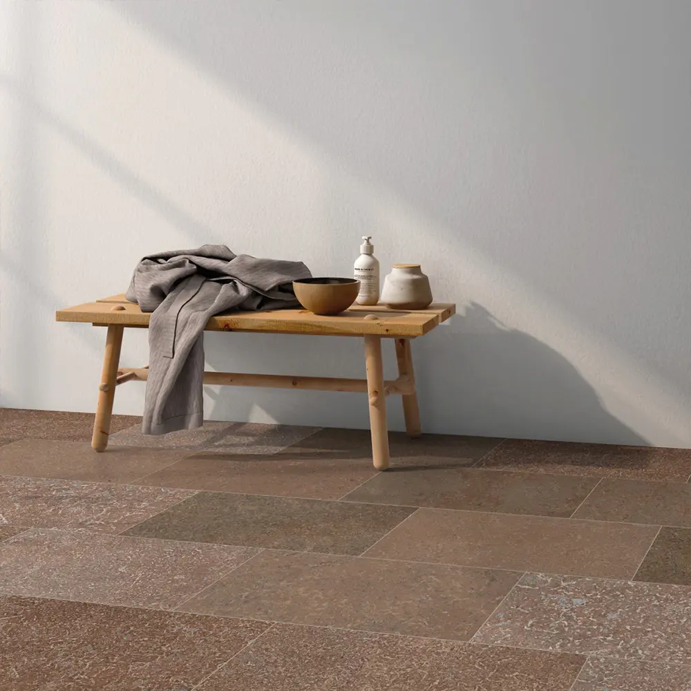 Borgholm Röd klinker – matt granitkeramik med varm, rustik ton