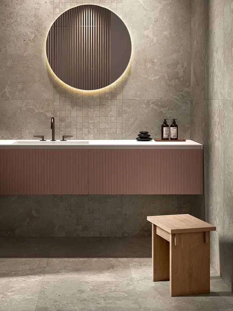 Kalkstenslook 2026 – trendig granitkeramik i naturtoner från Stuvbutiken