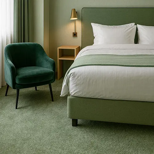 Heltäckningsmatta Wellington Soft Grön