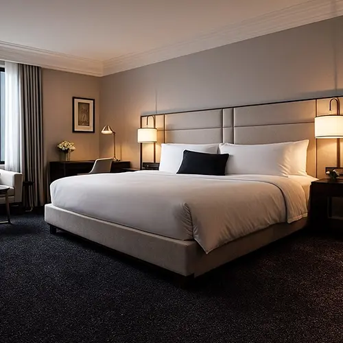 Sobrado - svart heltäckningsmatta för extra lyxigt uttryck