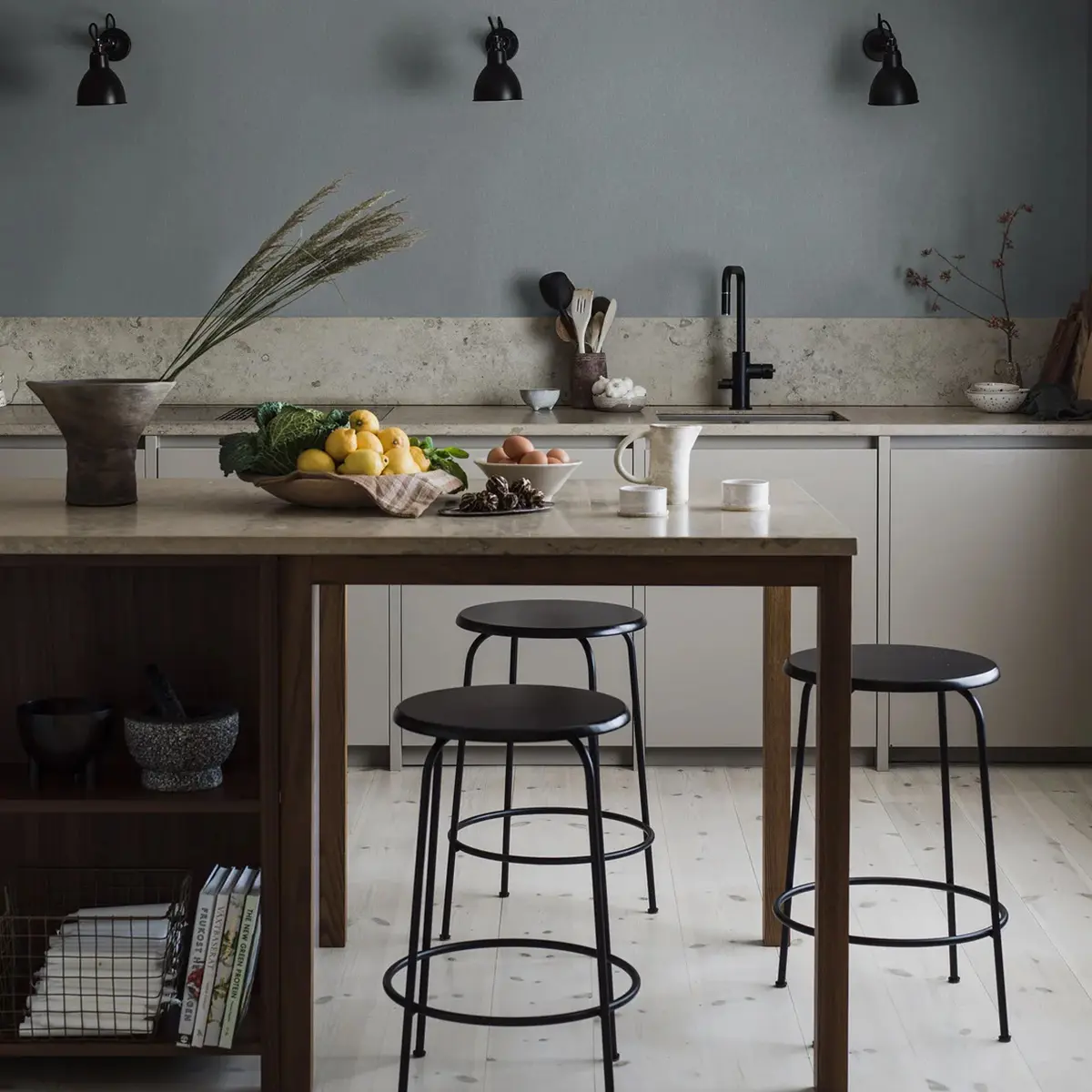 Deep Lake från Boråstapeters Linen