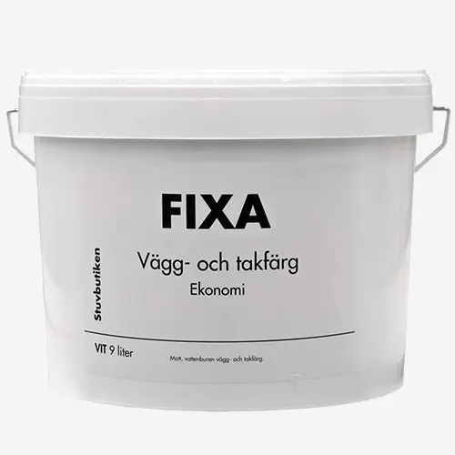 Vägg- och takfärg Ekonomi 9L - vitt